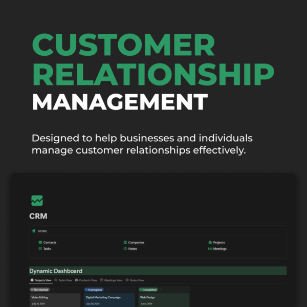 Customer Relationship Management